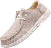 Nivard Mocassins Homme - Avec Talon - Chaussures Homme - Chaussures à enfiler - Beige - Taille 45