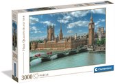 Clementoni - Puzzel - 3000 Stukjes - Houses of Parliament - Puzzel Voor Volwassenen - High Quality Collection
