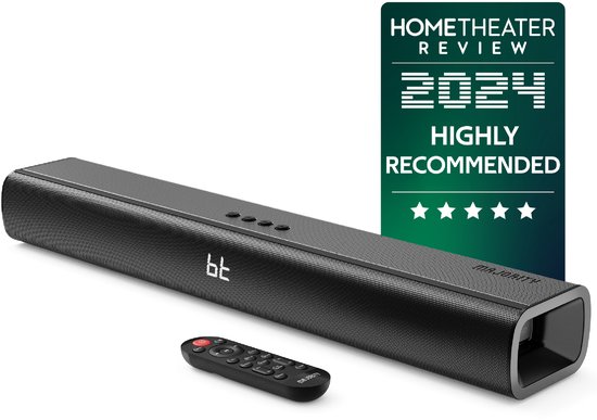 Majority Naga 60 Soundbar voor TV - Inclusief Soundbar Beugel - Met ingebouwde Subwoofer - Bluetooth 5.0, HDMI ARC, Optical en AUX verbinding - 2.1 Surround Sound - Afstandsbediening - zwart van Merkloos — afbeelding 3