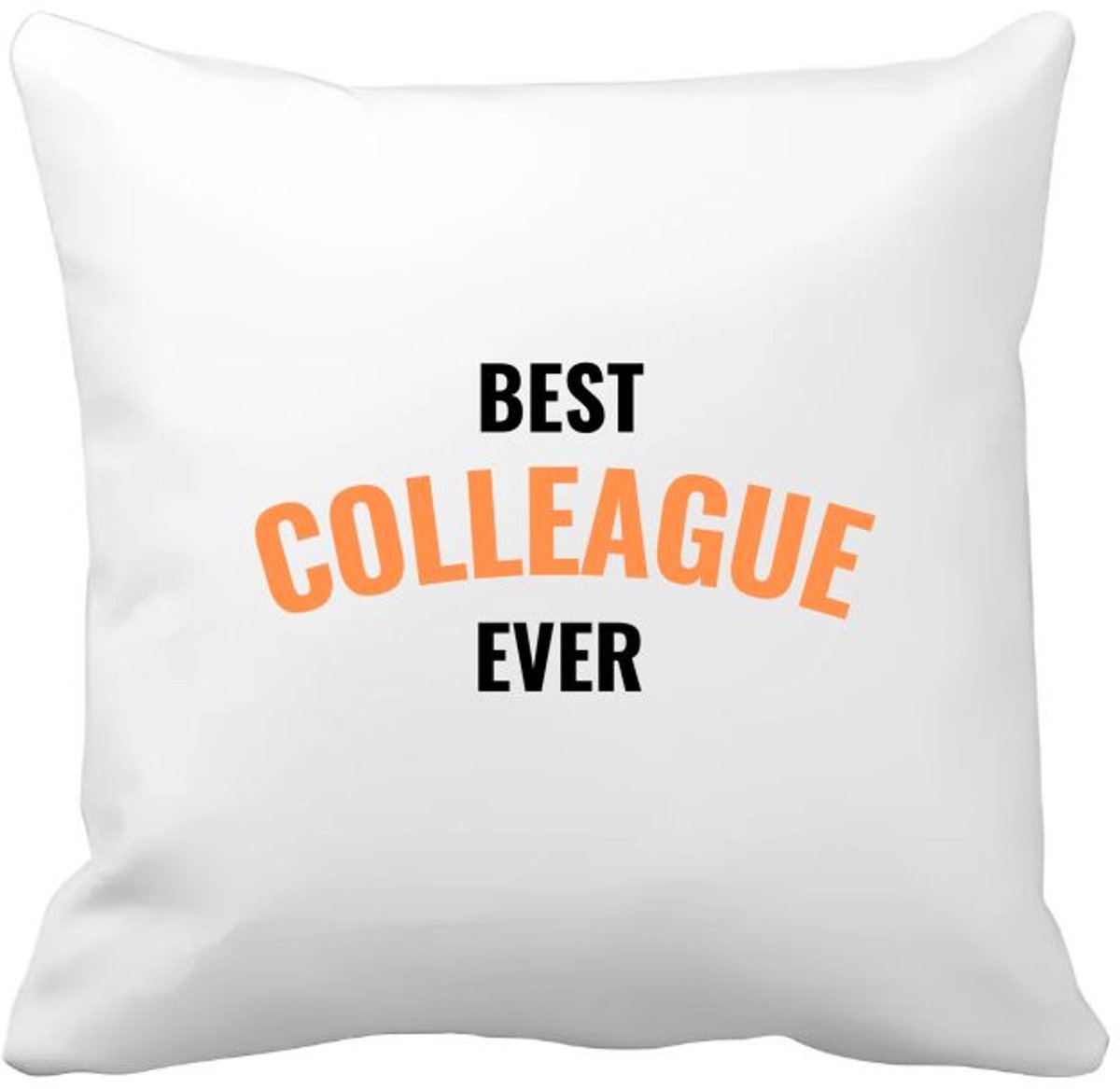 Akyol best colleague ever Kussen hoes - Collega - de beste collega - werknemers - verjaardagscadeau - verjaardag - cadeau - afscheidscadeau - geschenk - leuke cadeau - kado - gift - 40 bij 40 cm Multicolor