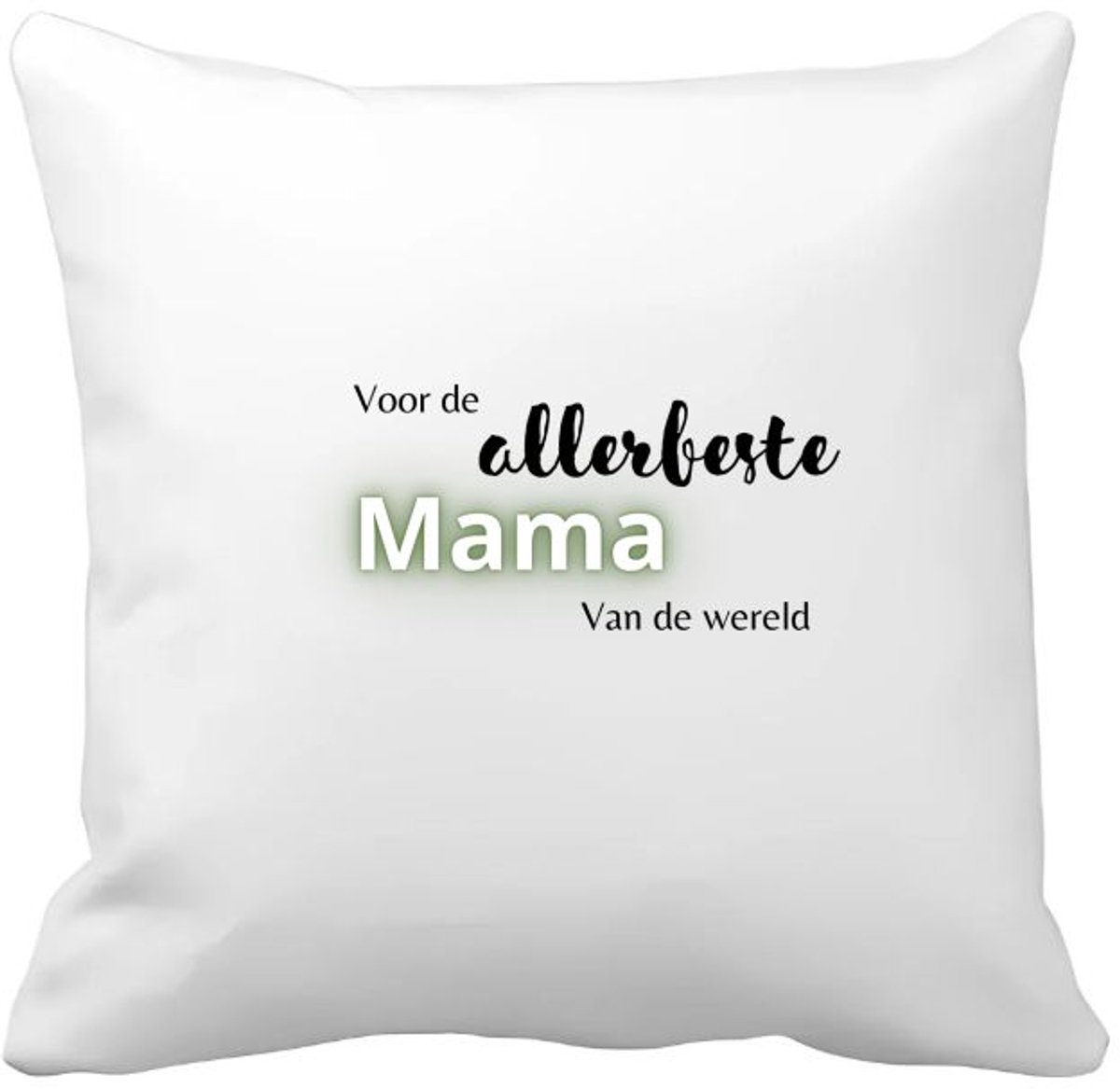 Akyol voor de allerbeste mama van de wereld Kussen hoes - Mama - de beste moeder - moeder cadeautjes - moederdag - verjaardagscadeau - verjaardag - cadeau - geschenk - kado - gift - moeder artikelen - 40 bij 40 cm Multicolor