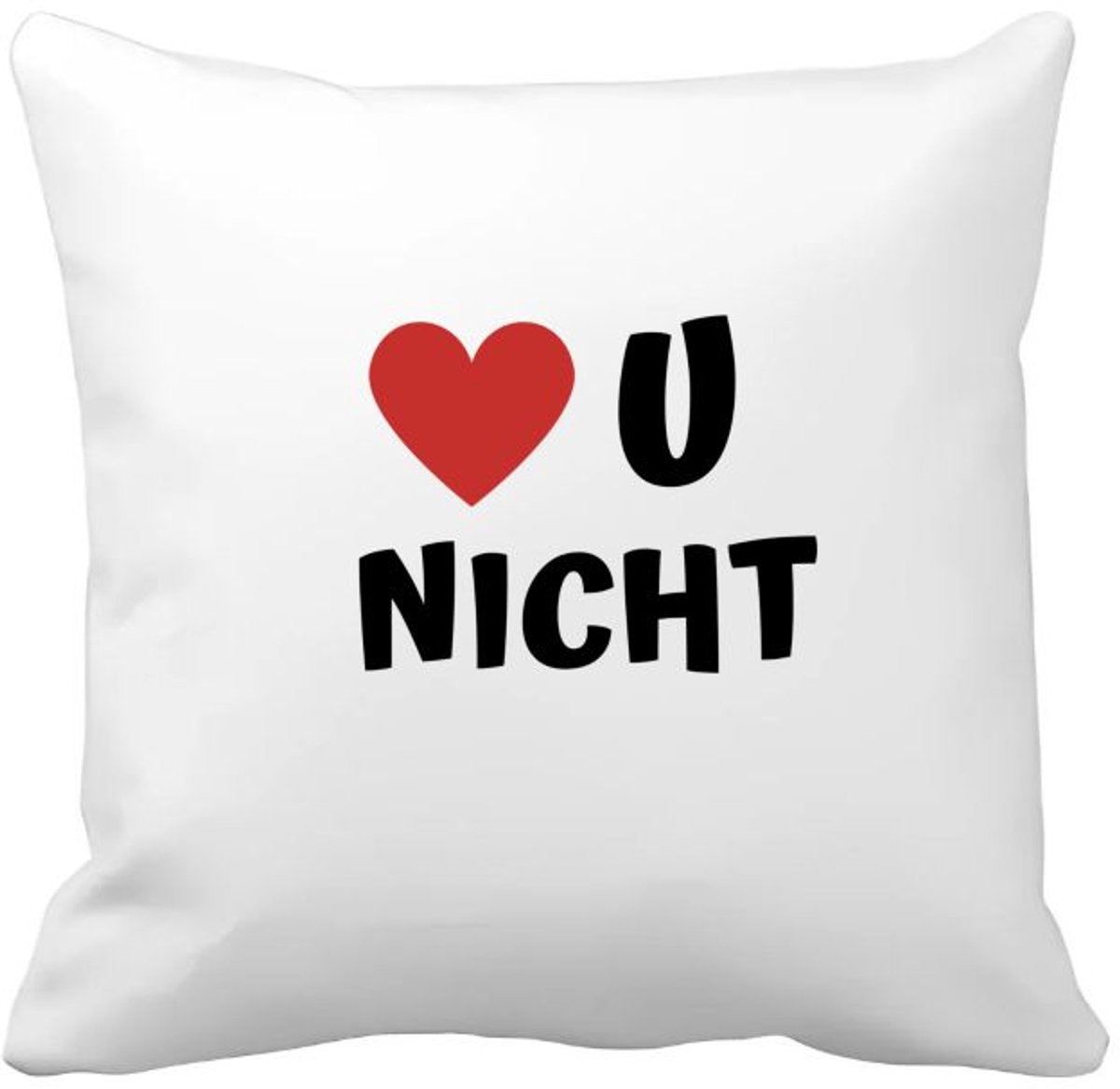Akyol love u nicht Kussen hoes - Nicht - de liefste nicht - verjaardag - cadeautje voor nicht - nicht artikelen - kado - geschenk - 40 bij 40 cm Multicolor