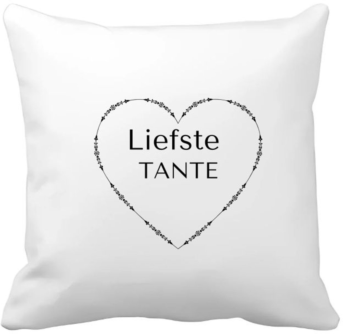 Akyol liefste tante Kussen hoes - Tante - de liefste tante - verjaardag - cadeautje voor tante - tante artikelen - kado - geschenk - 40 bij 40 cm Multicolor