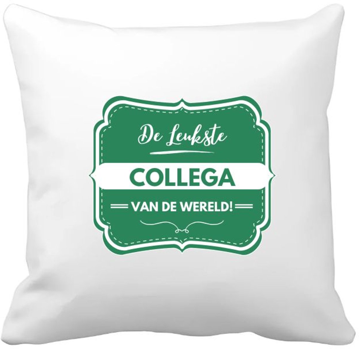 Akyol de leukste collega van de wereld Kussen hoes - Collega - iemand die een collega is - leukste ooit - werk - collega - verjaardagscadeau - kado - gift - geschenk - afscheidscadeau - welkomscadeau - verrassing - 40 bij 40 cm Multicolor