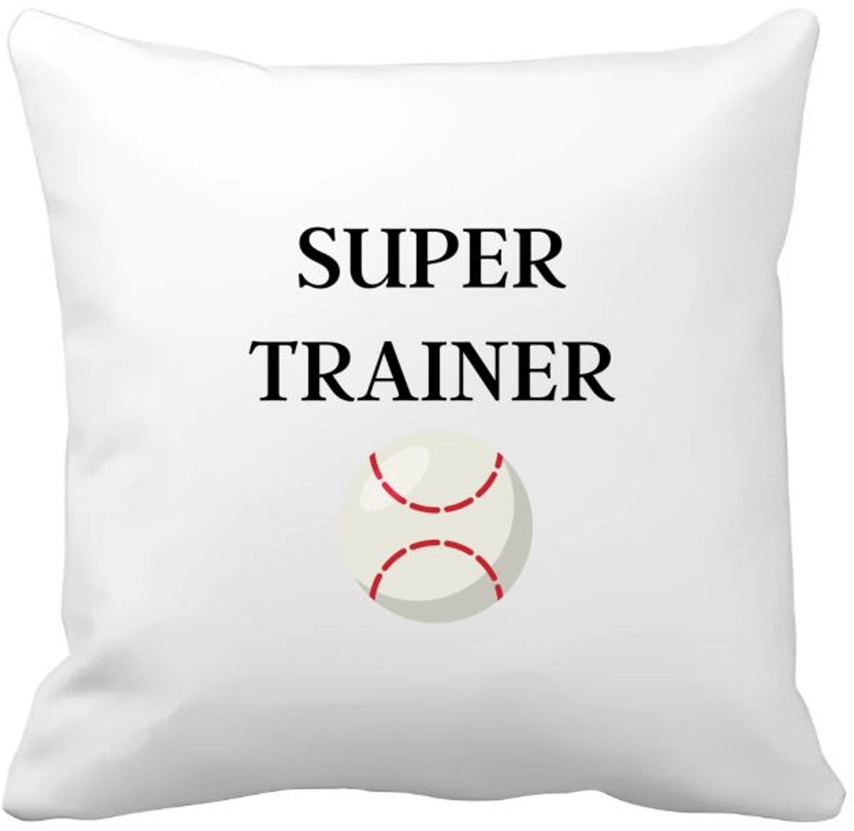 Akyol super trainer Kussen hoes - Sport - coach - honkbal - trainer - geschenk - verjaardag - love gift - 40 bij 40 cm Multicolor