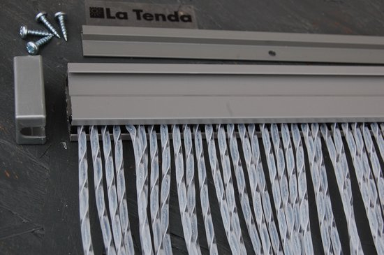 La Tenda Deurgordijn Vliegengordijn Ascona 1 90x210cm wit — afbeelding 3