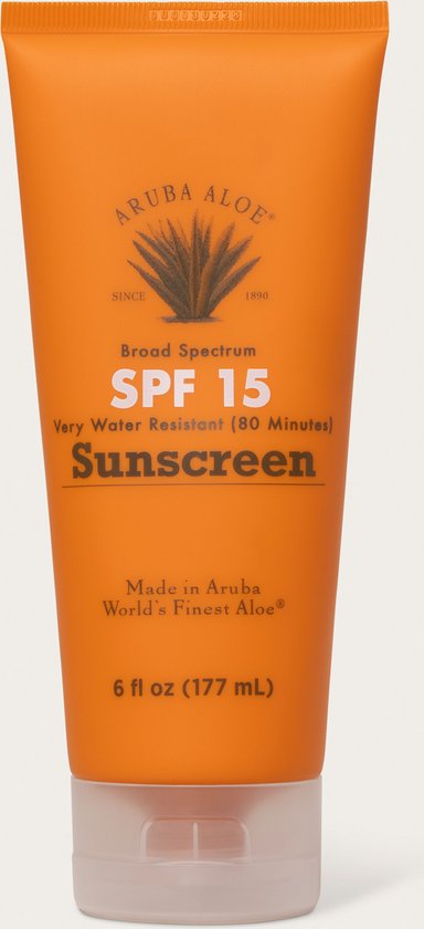 Aruba Aloe Very Water Resistant Zonnebrand SPF 15 | Zeer waterbestendig |  177 ml | bol