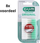 Bol.com 8x GUM Soft-Picks Original Regular 100 stuks aanbieding