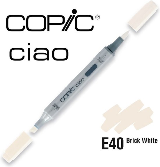 Marker Copic Ciao E40 White brique