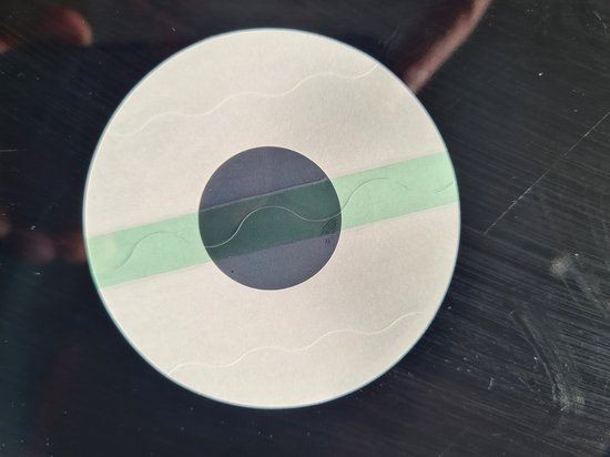 10 ronde sensorpleisters / fixatie pleisters / fixeer tapes / stickers voor de Freestyle Libre Sensor (FSL) - transparant