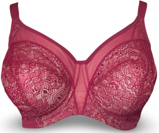 Elomi - Raquel - soutien-gorge - rouge bordeaux - taille 80H