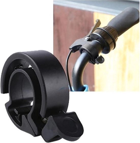 Knaak Fietsbel - Ring Fietsbel - Classic Fietsbel - Fietsbel Small - Ø 22 mm - Zwart