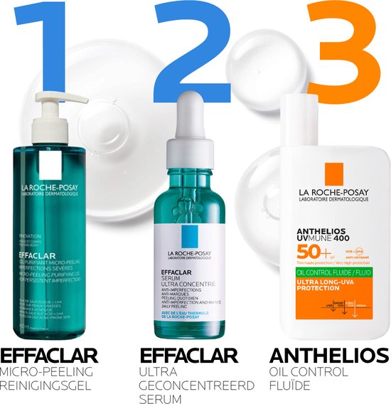 La Roche-Posay Effaclar Ultra Geconcentreerd Serum - Onzuivere Huid met Neiging to Acne - Glycolzuur, Salicylzuur en LHA - 30ml