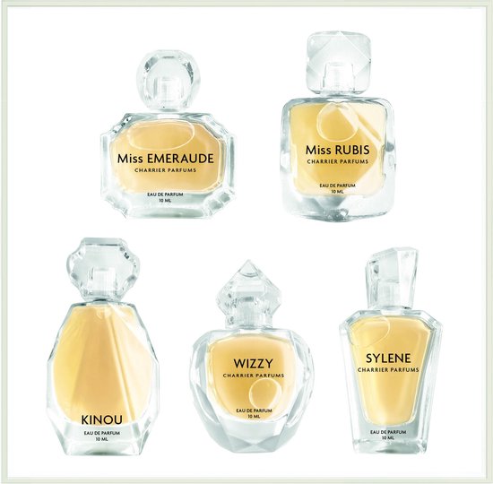Luxe Franse Eau de Parfum - Collection Prestige - een luxe parfum set - met 5 grote miniaturen.