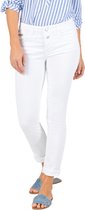 TIMEZONE Dames Jeans Broeken SLIM NALITZ 7/8 slim Fit Wit W 28 Volwassenen