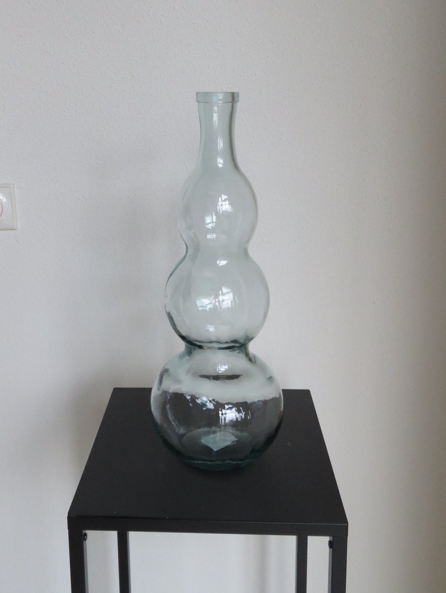 Vaas Bollo - helder glas - 3 Bollen - 45 cm hoog