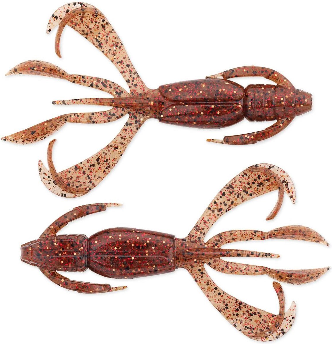 Keitech Crazy Flapper | 2.8 Inch Ebimiso Red Copper 7cm