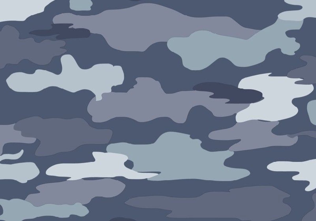 Legerprint camouflage behang 23738