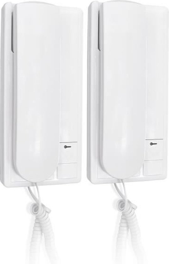 Bekabelde audio-intercom - SCS SENTINEL - AudioKit DUO - 2 audio-handsets - Instelbaar volume - Wit — afbeelding 3