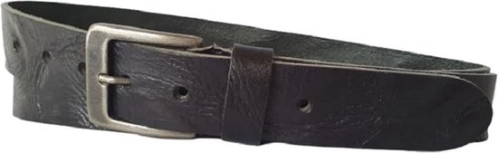 De Riemenspecialist - Buffel Leren Riem - 3,5 cm Breed - Cognac - Maat De Riemenspecialist - Buffel Leren Riem - 3,5 cm Breed - Cognac - Maat
