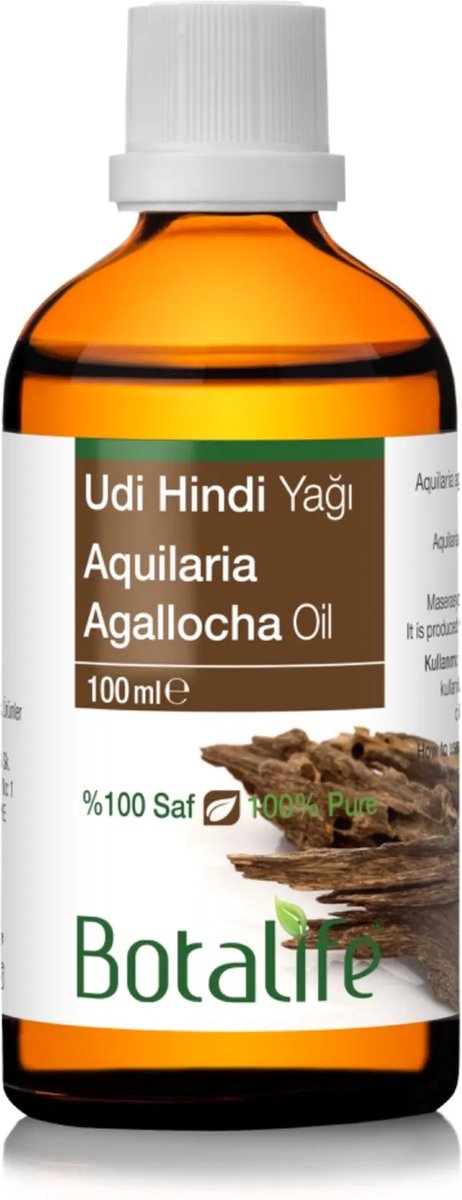 Botalife - Udi Hindi Olie - Koudgeperste Olie - 100% Puur & Natuurlijk - Aquilaria agallocha Oil - 100 ml