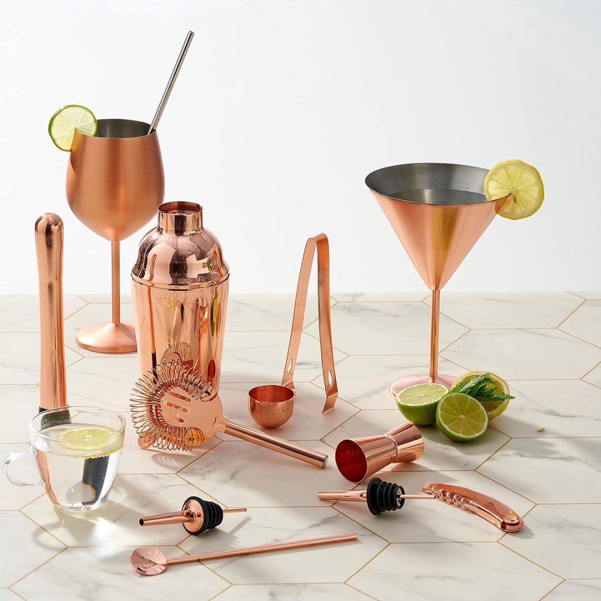 Cocktailshaker Set – Premium RVS Cocktail Shakerset met Accessoires