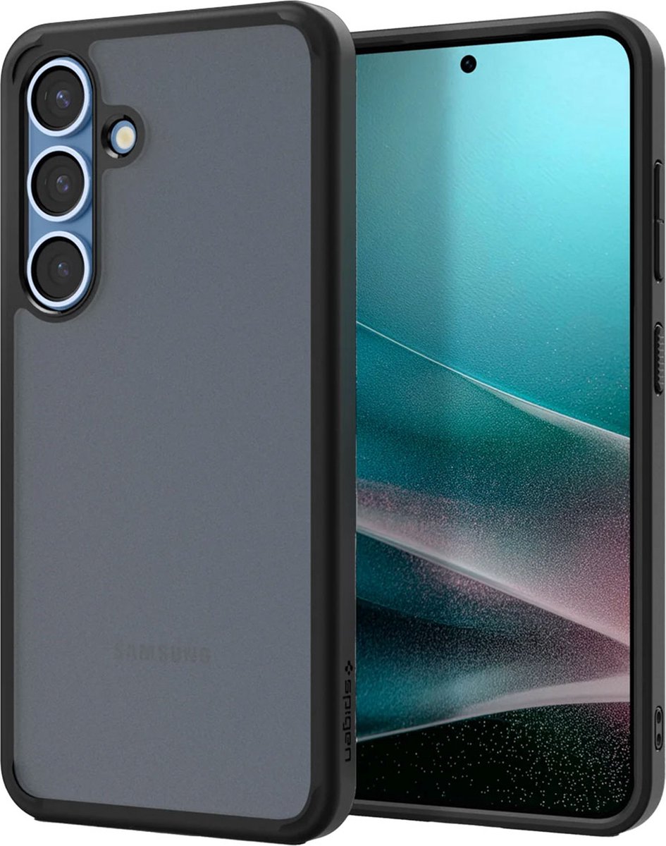 Spigen Ultra Hybrid Backcover geschikt voor Samsung Galaxy S25 Plus - Frost Black