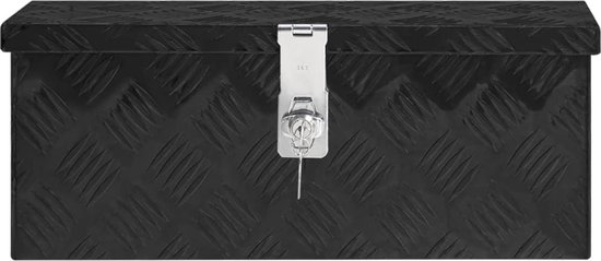 CD-Koffer für 80 CDs Aluminium ABS Schwarz
