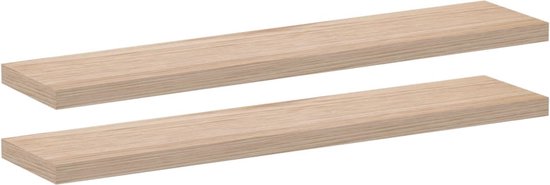 Set van 2 witte zwevende wandplanken voor badkamer, slaapkamer, kinderkamer, kantoor, keuken (2023 wit en grijs
