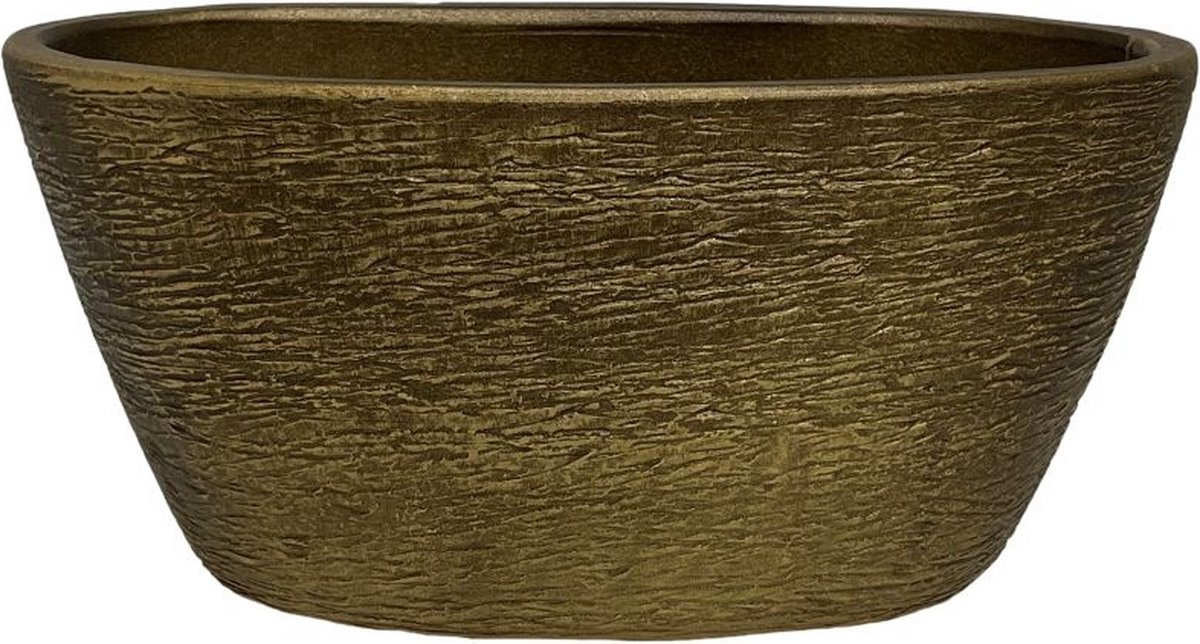 HS schaal ovaal Osaka 33x16x26cm goud