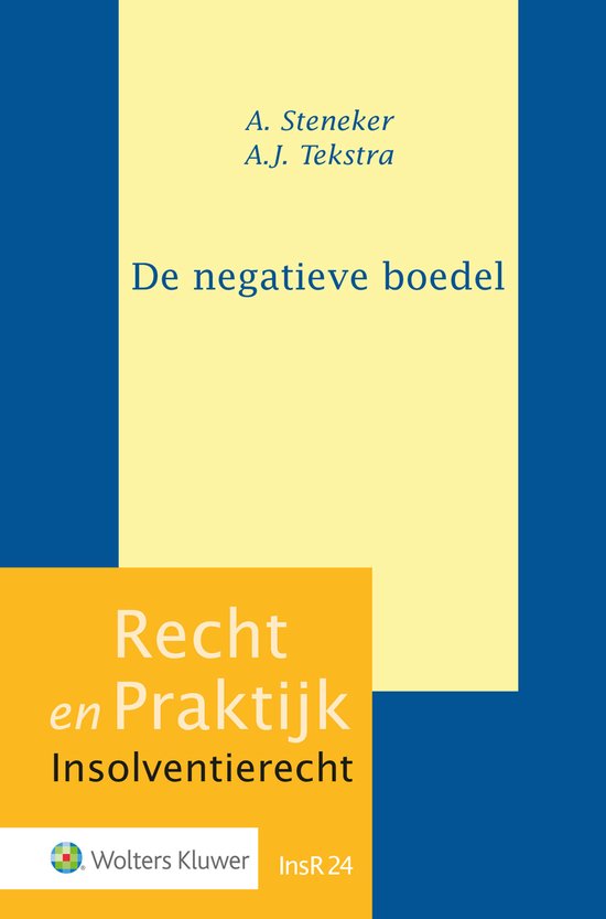 De negatieve boedel - cover