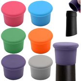 Vacu Vin Vacuum Wijndop Grijs-6-stuks | Bestel Online