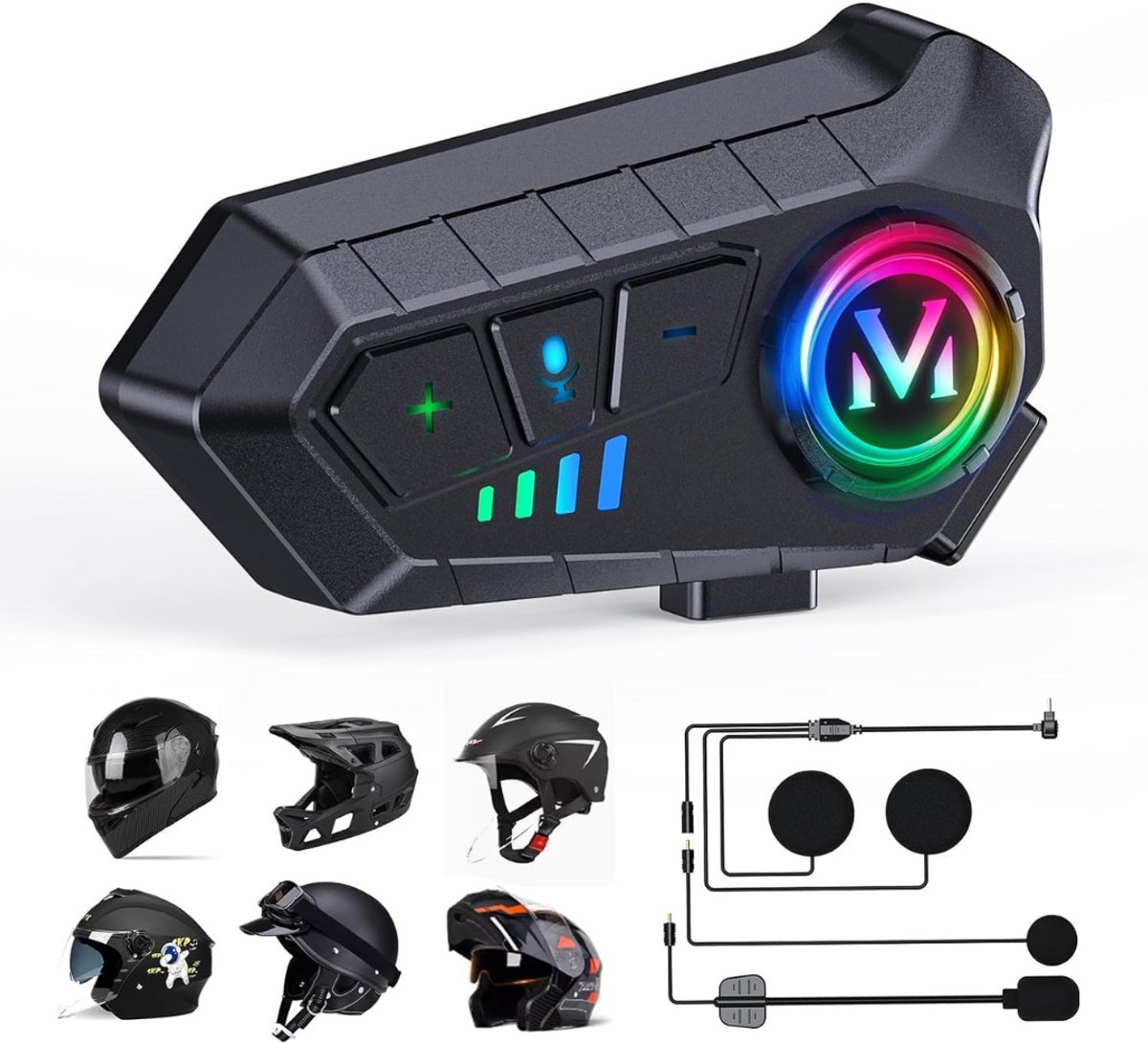 ApexArte® Motorhelm Headset