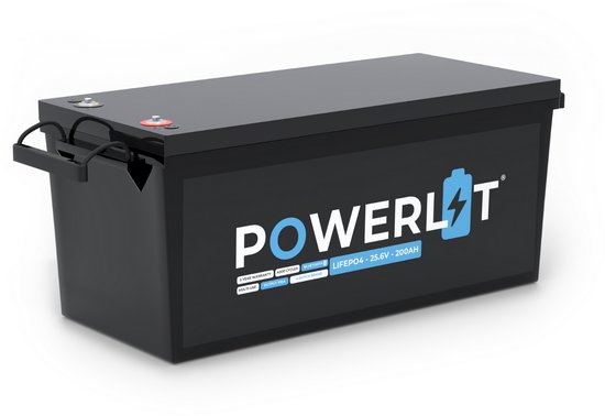 Powerlit LiFePO4 Accu 200Ah 24V - LFP Lithium Accu met Bluetooth & App - Voor Boot & Camper - 5 jaar garantie - 6000 cycli