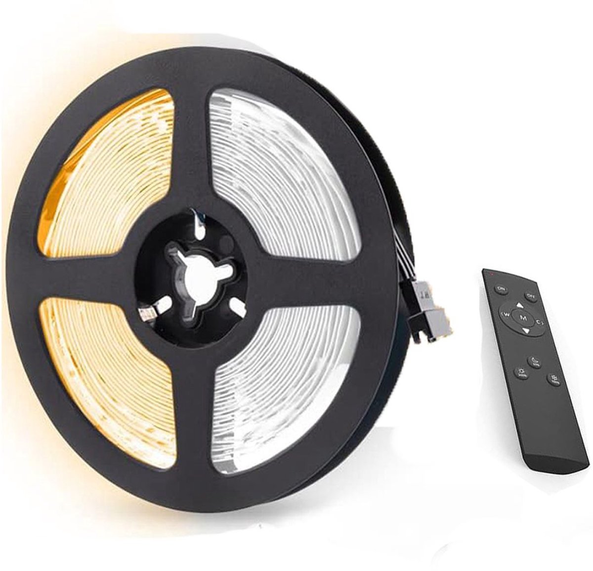 ApexArte® Led Strip 6 Meter - Led-Strips met Afstandsbediening - Veelkleurig - Zwart