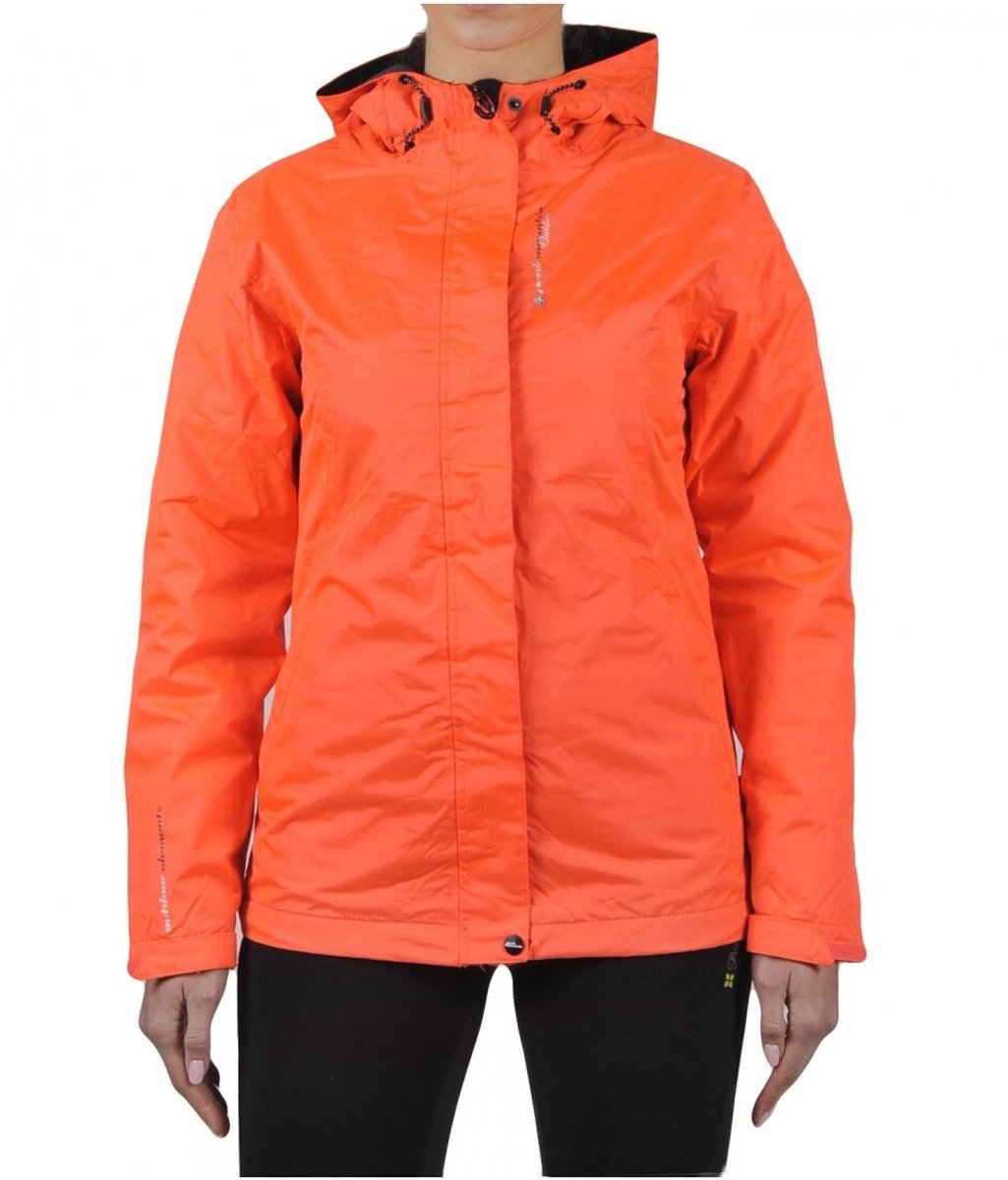 Dubbellaags fleece windjack voor dames Peak Mountain Ajik Oranje