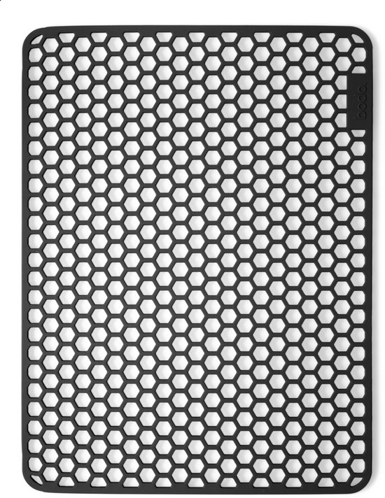 Bodo® gootsteenmat – rechthoekig – zwart – 30 x 40 cm