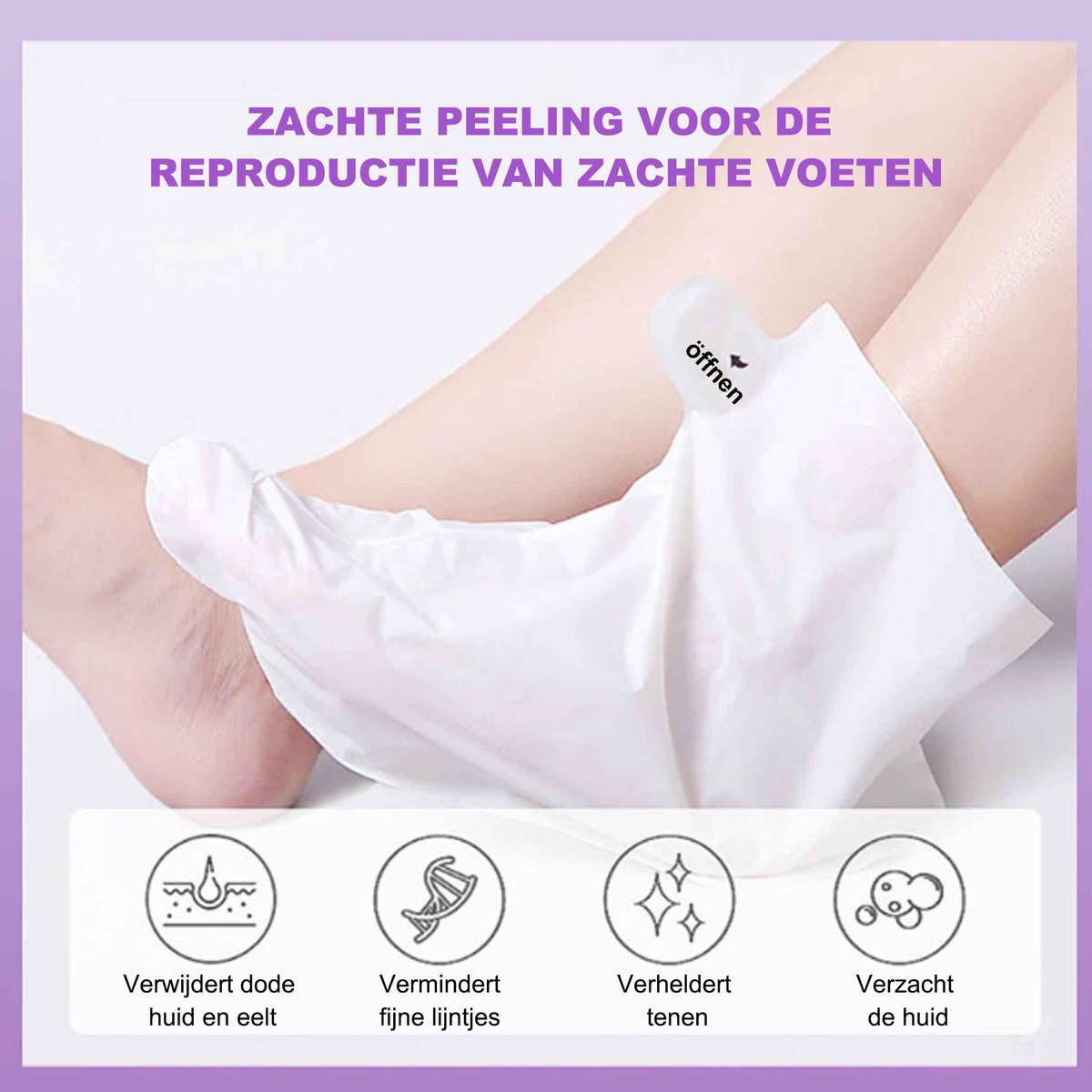 NAXSIR Lavendel Voetmasker eeltsokken