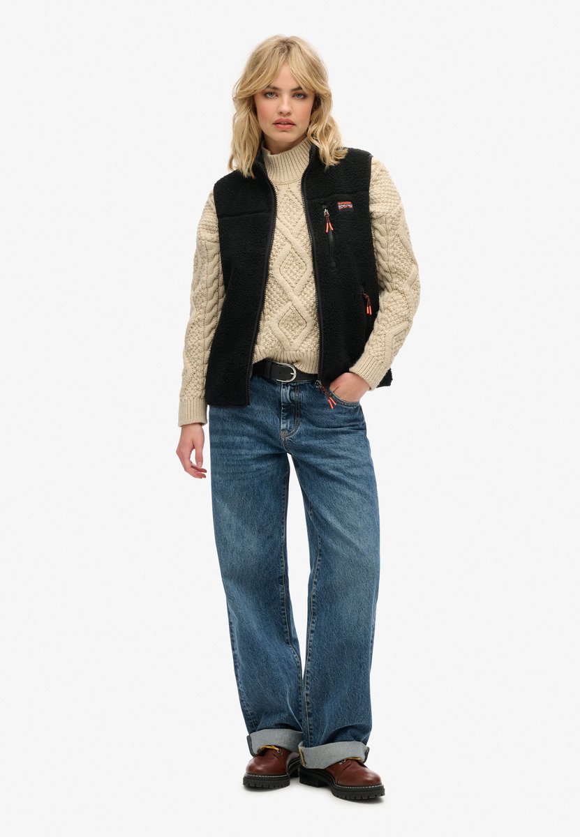 Superdry Outdoor Vest 2XS Vrouw Zwart