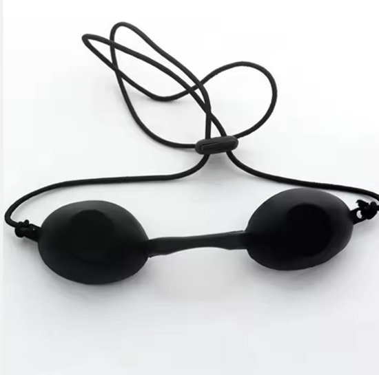 Zonnebank Bril UV Bescherming (1 stuk) - Zwart | Infrarood & UV Bril voor Zonnebank | Comfortabel en Veilig Zonnebank Brilletje | Optimale Oogbescherming | Geschikt voor Mannen & Vrouwen | Zonnebank Accessoire | Hoge Kwaliteit en Herbruikbaar