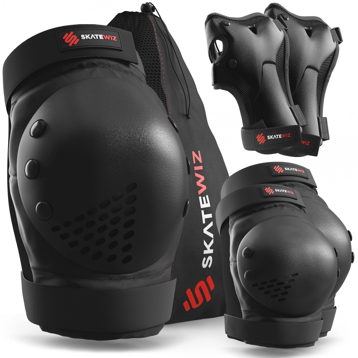 Inline Skates Beschermset Kinderen 6-delig - SMASH - Skateboard Inline Skates Rolschaatsen met Kniebeschermers, Elleboogbeschermers en Polsbeschermers