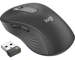 Logitech Signature M650 L - Draadloze Optische Muis - Grafiet - Rechterhand