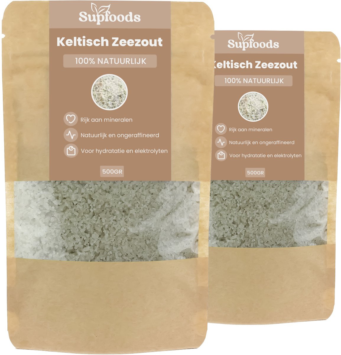 Goedkoopste Keltisch Zeezout 100 Natuurlijk - 1kg - Celtic Sea Salt is Rijk aan Mineralen en Sporenelementen voor een Unieke Smaak - Keltisch Zeezout Grof en Vochtig