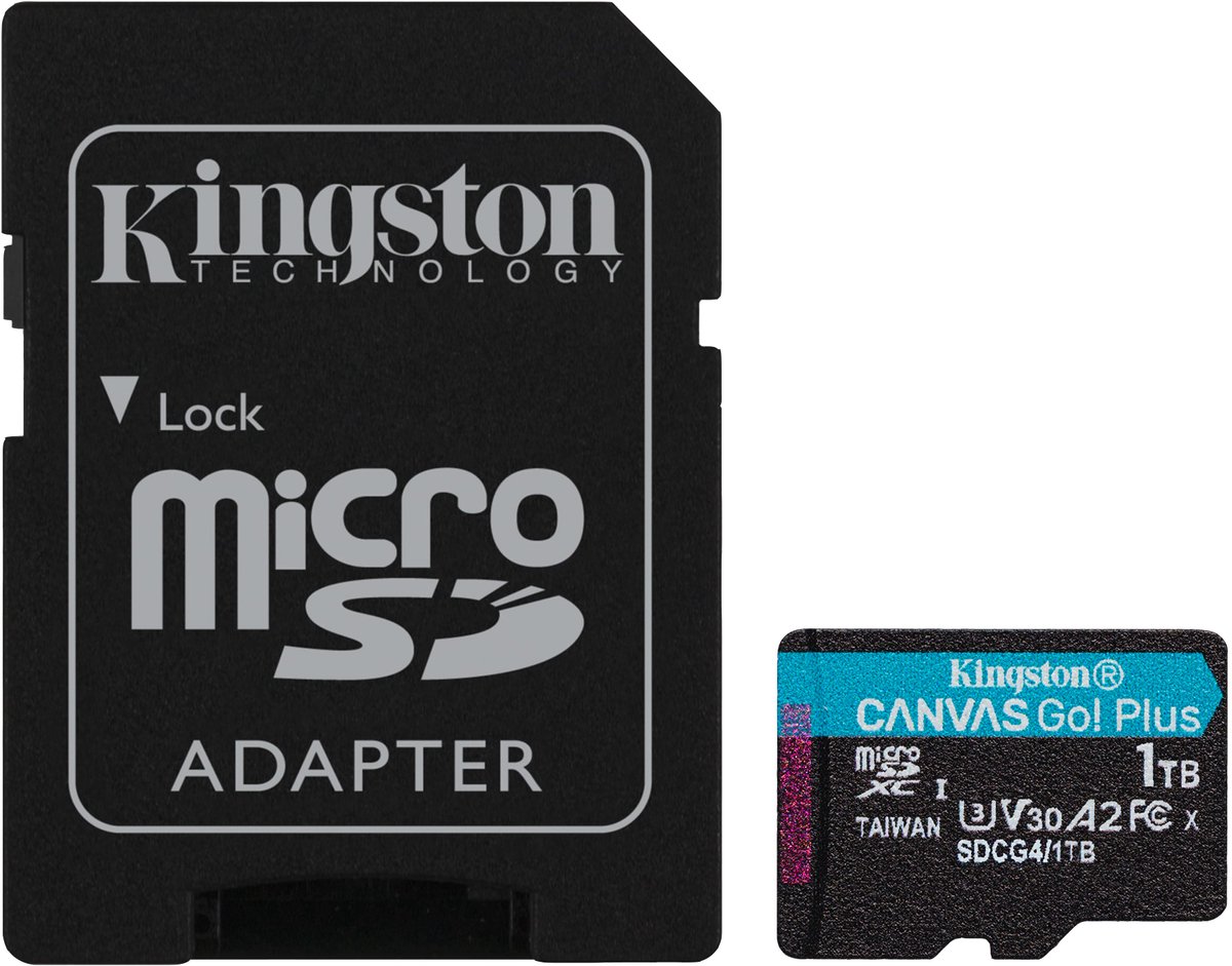 Kingston Canvas Go! Plus microSDXC 1 TB geheugenkaart