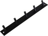 Benson Kapstok met 5 haken - Staal - Wandmodel - Compact en stijlvol - 31,8 cm - Inclusief bevestigingsmateriaal