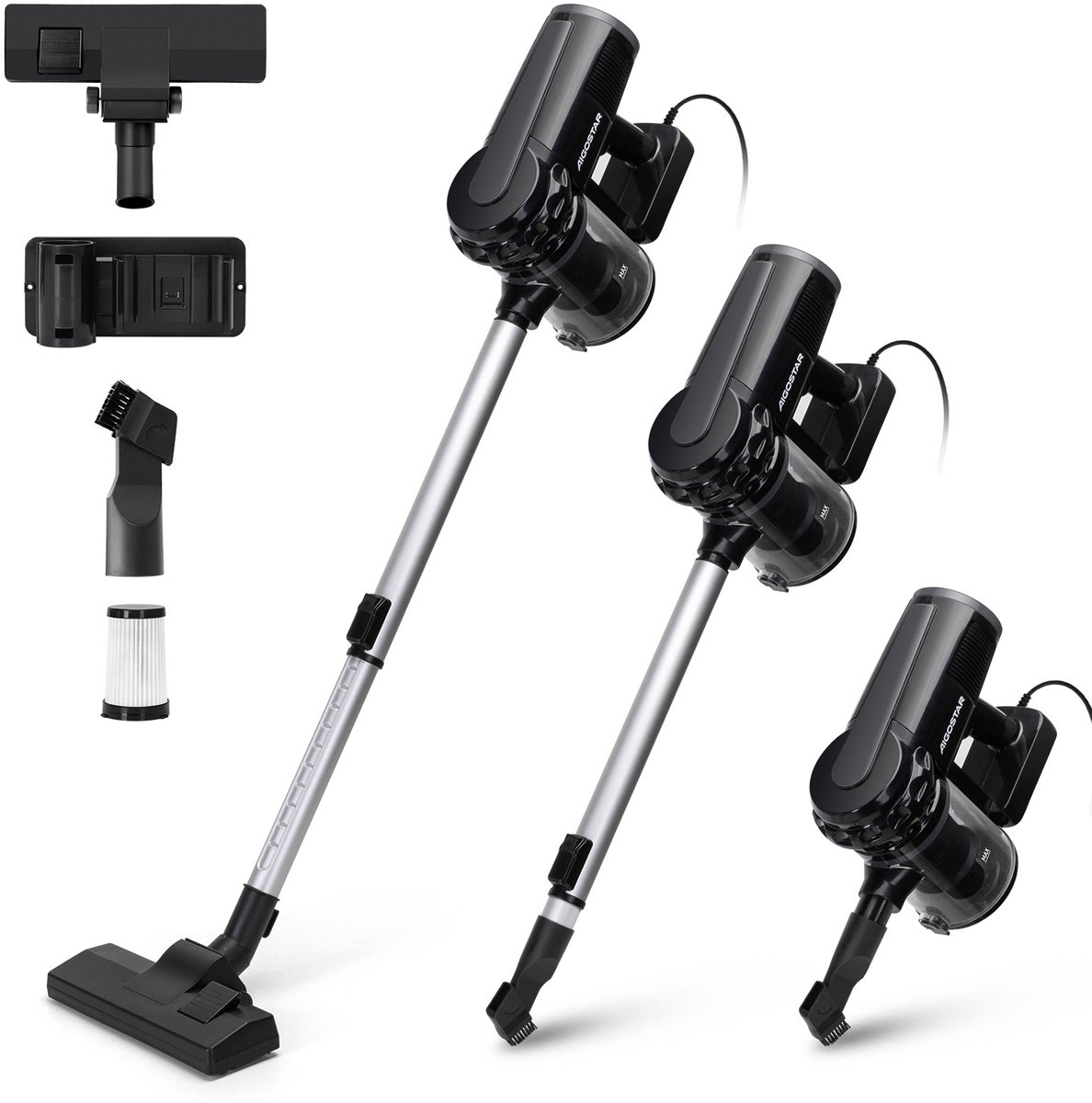 Aigostar Titan Aspirateur balai Aspirateur sans sac