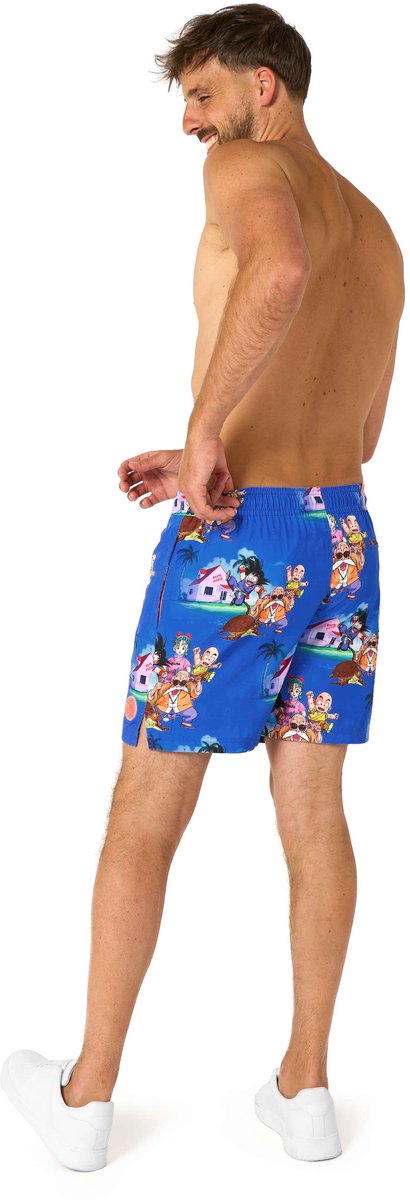OppoSuits Zwembroek Dragon Ball - Kame House - Heren Swim Short - Korte Broek - Met Trektouwtjes en Zakken — afbeelding 7