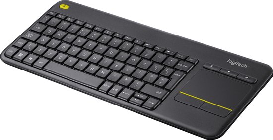 Wireless Touch Keyboard K400 Plus Black - Azerty BE