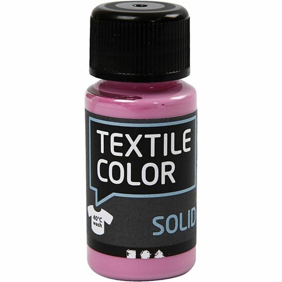 Peinture textile - Rose - Opaque - Couleur Textile - 50 ml