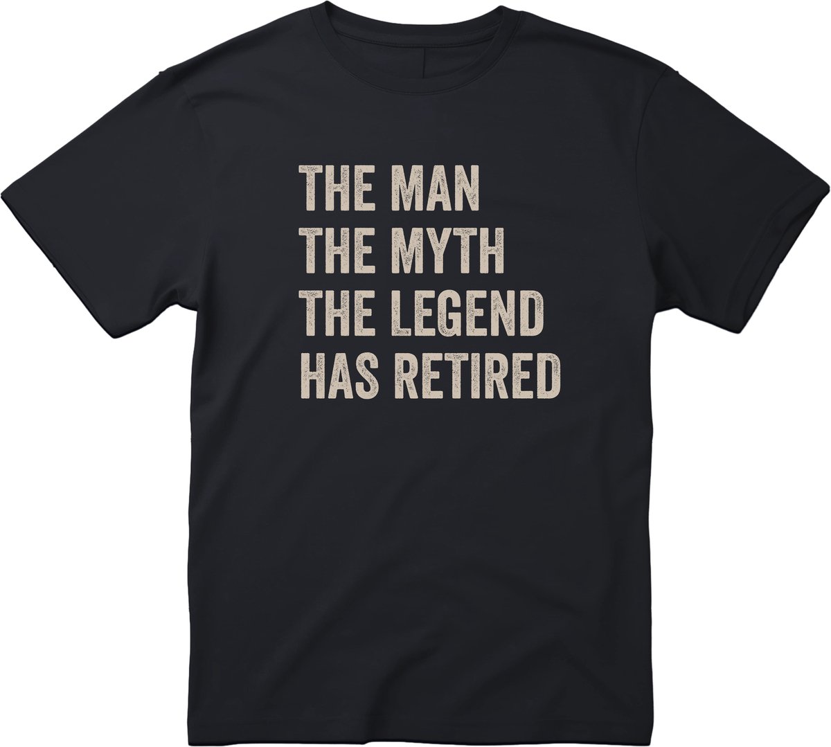 The Man The Myth The Legend Has Retired T-shirt - Maat XXL - Grappige T-shirt’s - Pensioen T-shirt - pensioen cadeau - Beste Collega - pensioen - Heren T-shirt - Dames T-shirt - Unisex